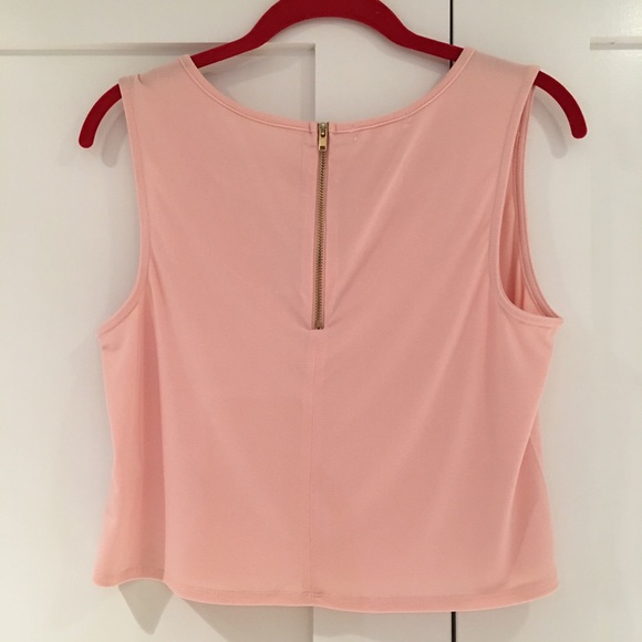 Peach and jewel embellished crop tank - Picture 6 of 6